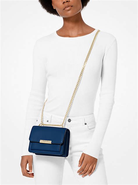 michael kors jade extra-small tri-color leather crossbody bag|Jade Extra.